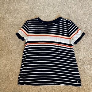Abercrombie striped t shirt. Small